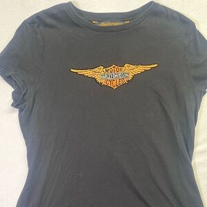 Harley Davidson Vintage 90s T-shirt Women’s L VTG Old Y2K Biker moto 1750